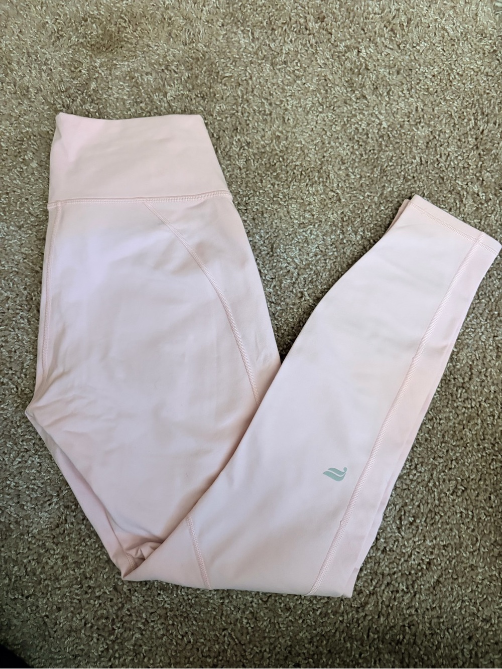 Fabletics High-Waist Double lined Pink Leggings
